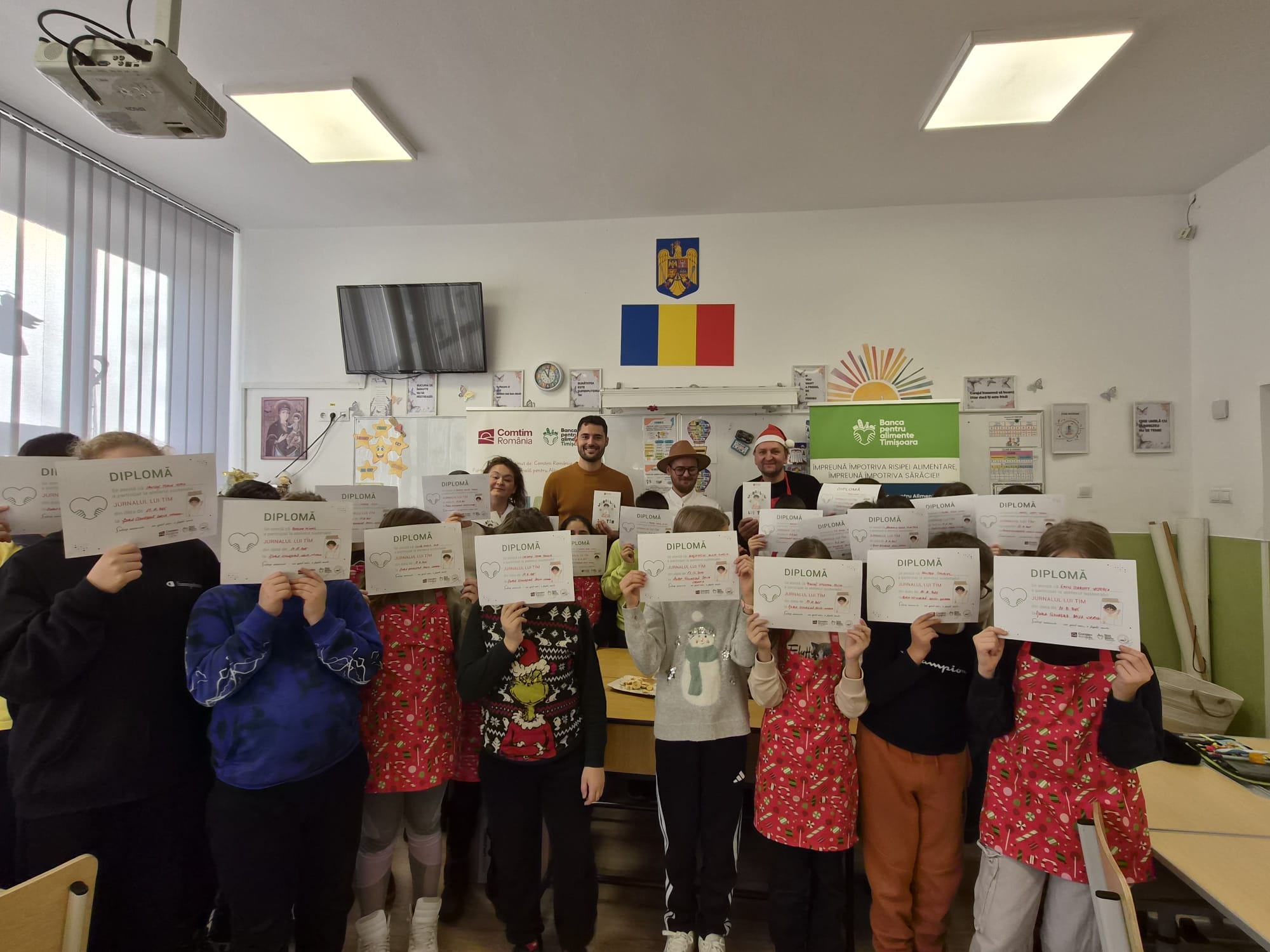 Educația începe din farfurie: „Jurnalul lui Tim” ajunge la elevii Școlii Gimnaziale Dacia din Oradea